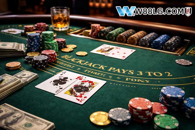 Bí kíp chơi Blackjack W88 hiệu quả theo kinh nghiệm thực chiến