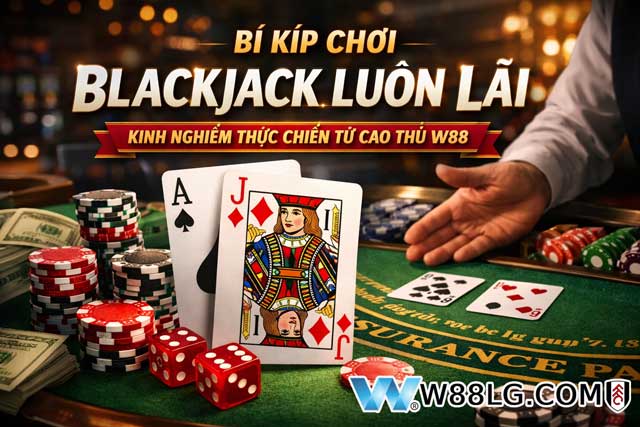 Cách Chơi Blackjack: Chiến Thuật Thực Chiến Từ Cao Thủ W88