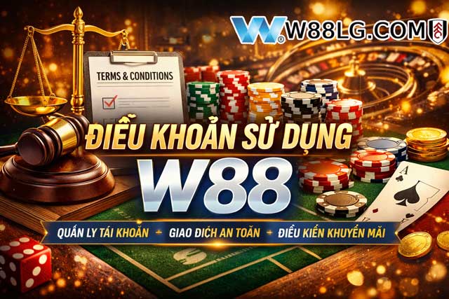 Quy định về tài khoản trong điều khoản sử dụng W88