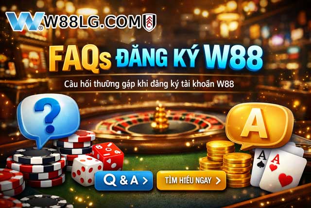 FAQ – Giải đáp các vấn đề về đăng ký W88