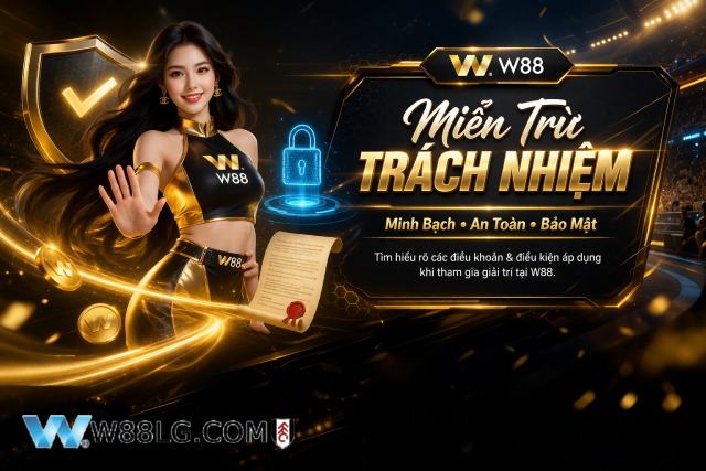 Miễn trừ trách nhiệm W88 giúp bạn hiểu rõ quyền lợi và trách nhiệm khi chơi