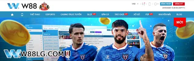 Truy cập đúng trang chủ W88 và mở form đăng ký W88